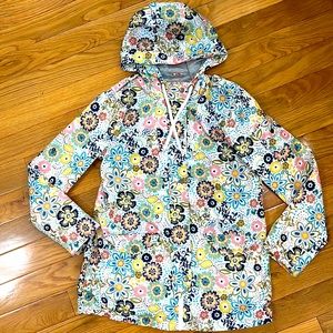 Raincoat Floral Print